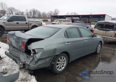 2004 Lexus Es 330 из США, поврежденный, VIN JTHBA30G445008680